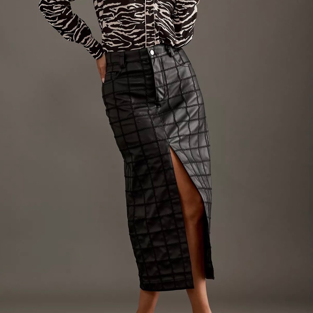 Baum und Pferdgarten Black Midi Skirt. Sz 34(EU).